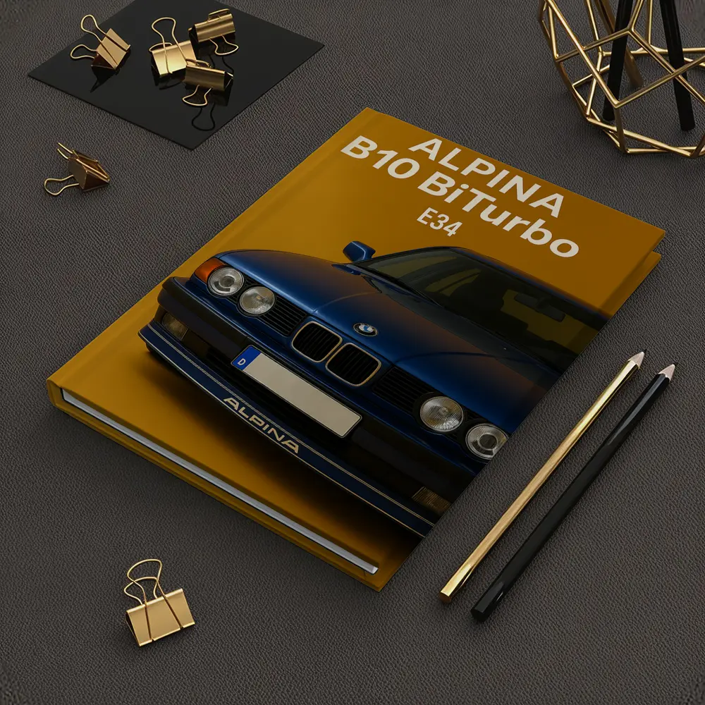 Alpina B10 BiTurbo E34 Blue Car – Notebooks