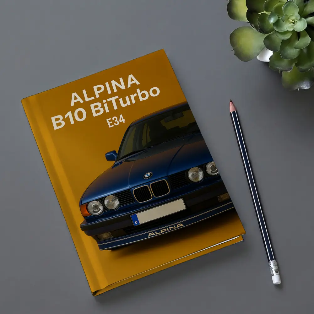 Alpina B10 BiTurbo E34 Blue Car – Notebooks
