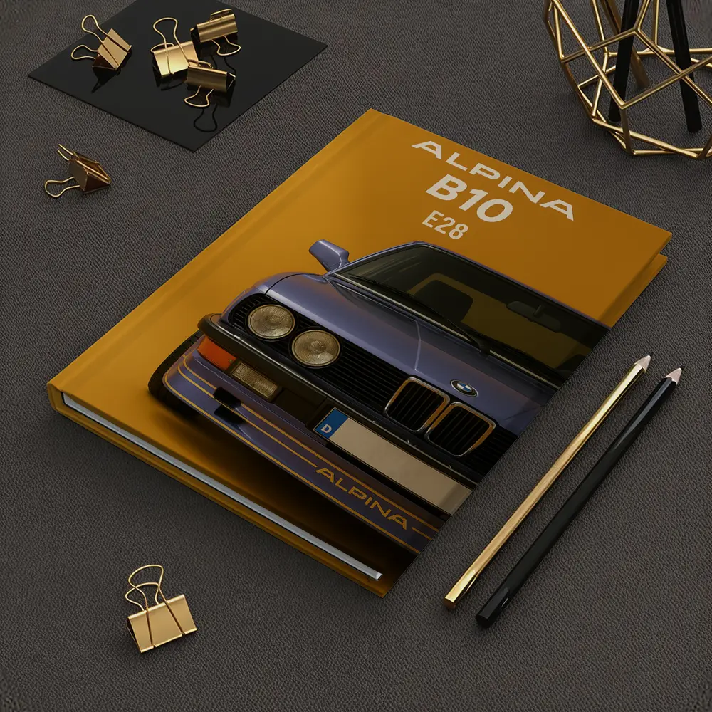 Alpina B10 E28 Blue on Yellow – Notebooks