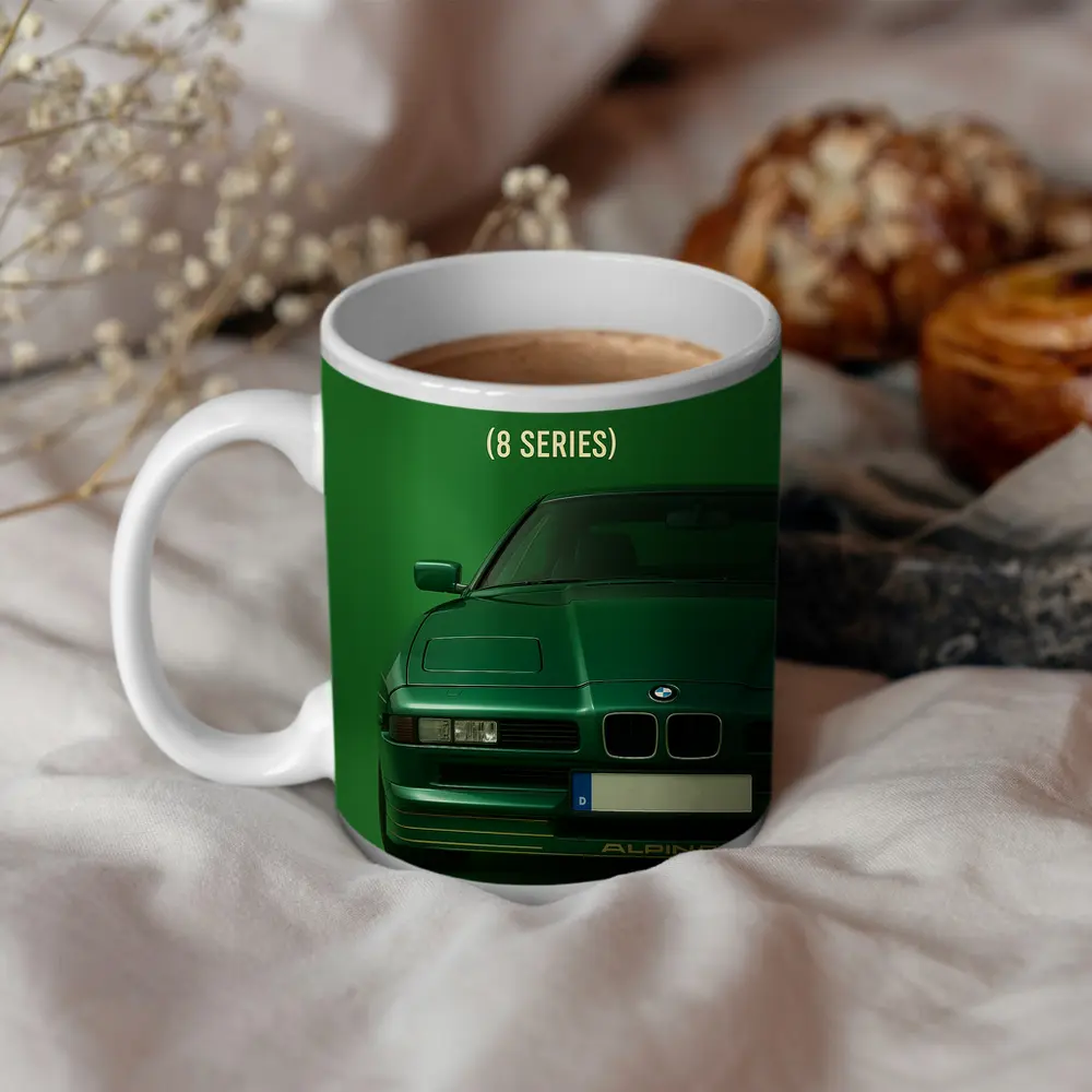 Alpina B12 BMW Eight Series Green Art – Mugs