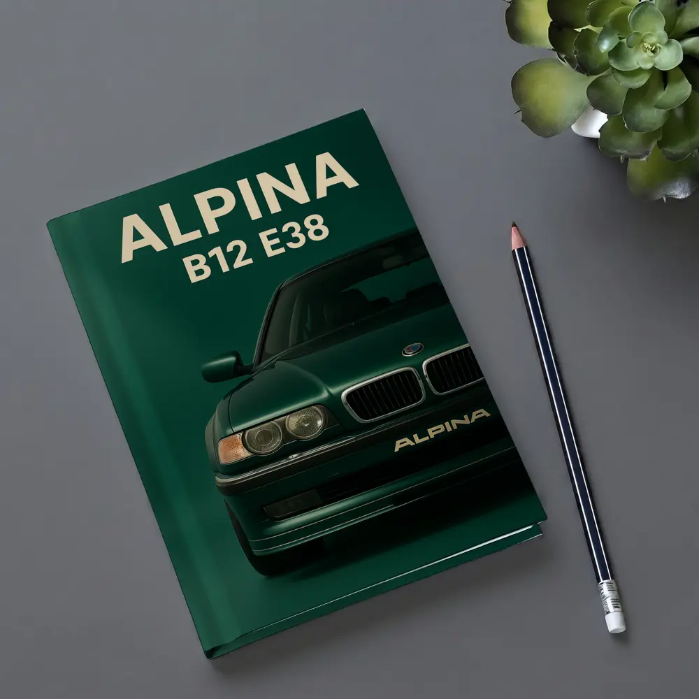 Alpina B12 E38 Dark Green Wall Art – Notebooks