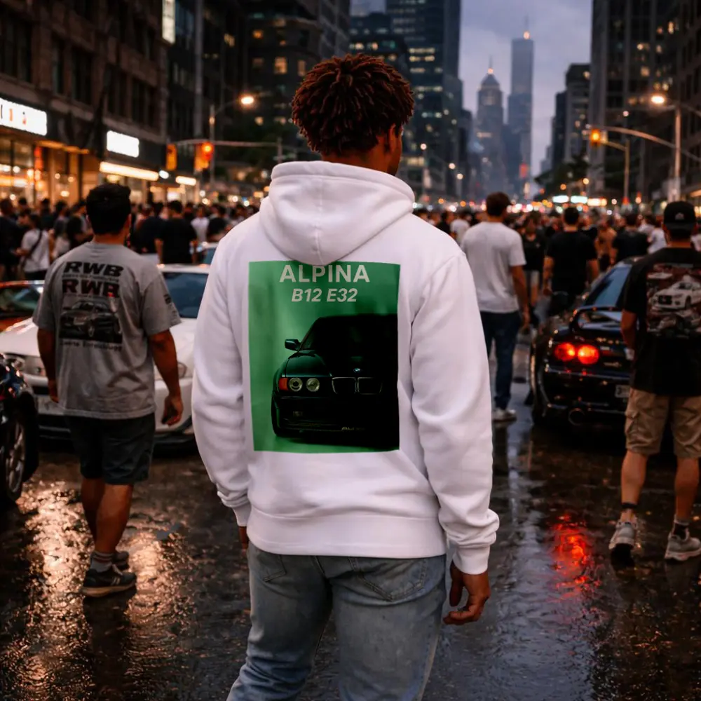 Alpina B12 E32 Green Studio Art – Hoodies