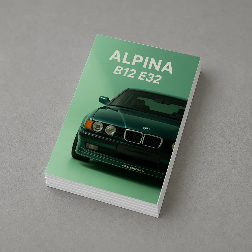 Alpina B12 E32 Green Studio Art – Postcards