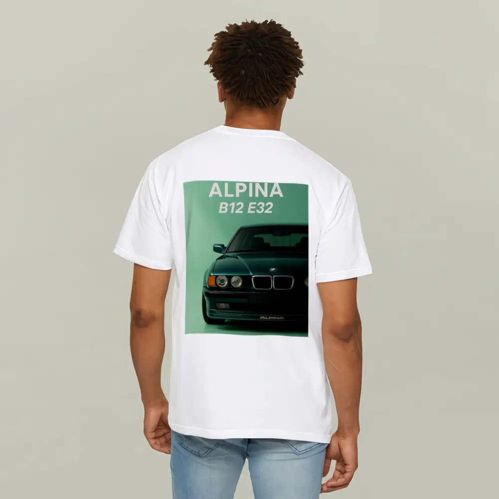 Alpina B12 E32 Green Studio Art – T-Shirts