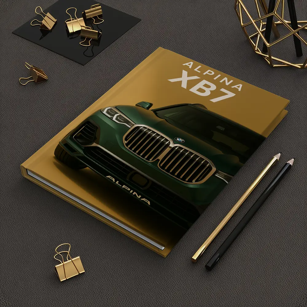 Alpina XB7 Green SUV Gold Background – Notebooks