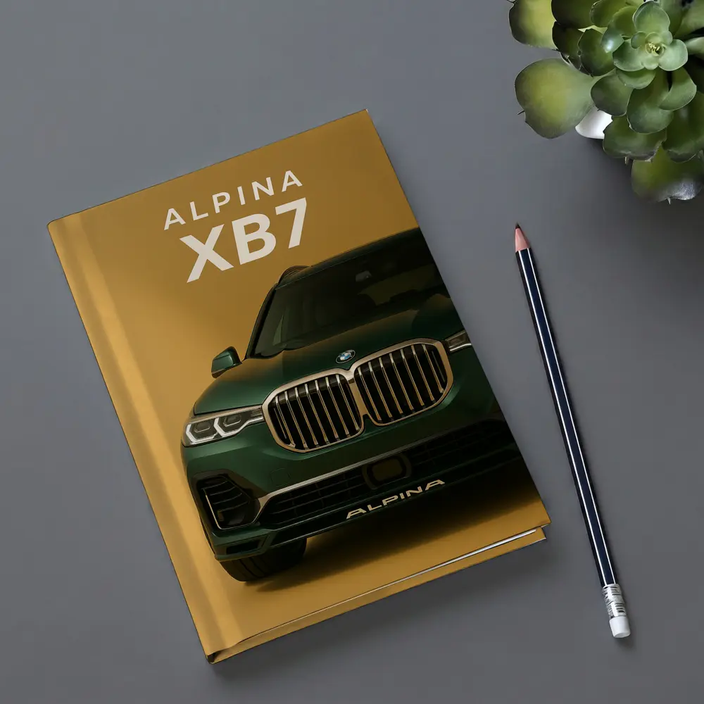 Alpina XB7 Green SUV Gold Background – Notebooks