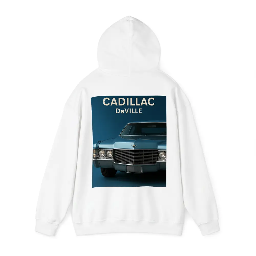 Cadillac DeVille Classic Blue Studio Shot – Hoodies