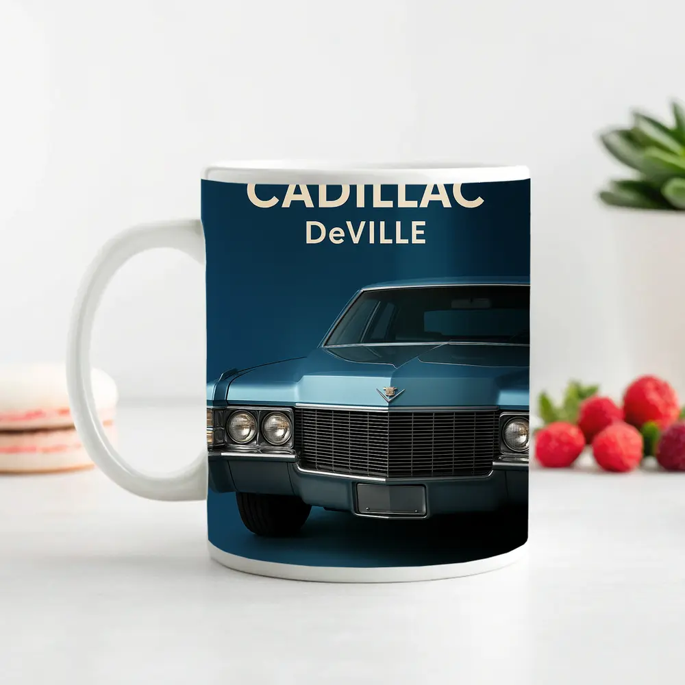Cadillac DeVille Classic Blue Studio Shot – Mugs