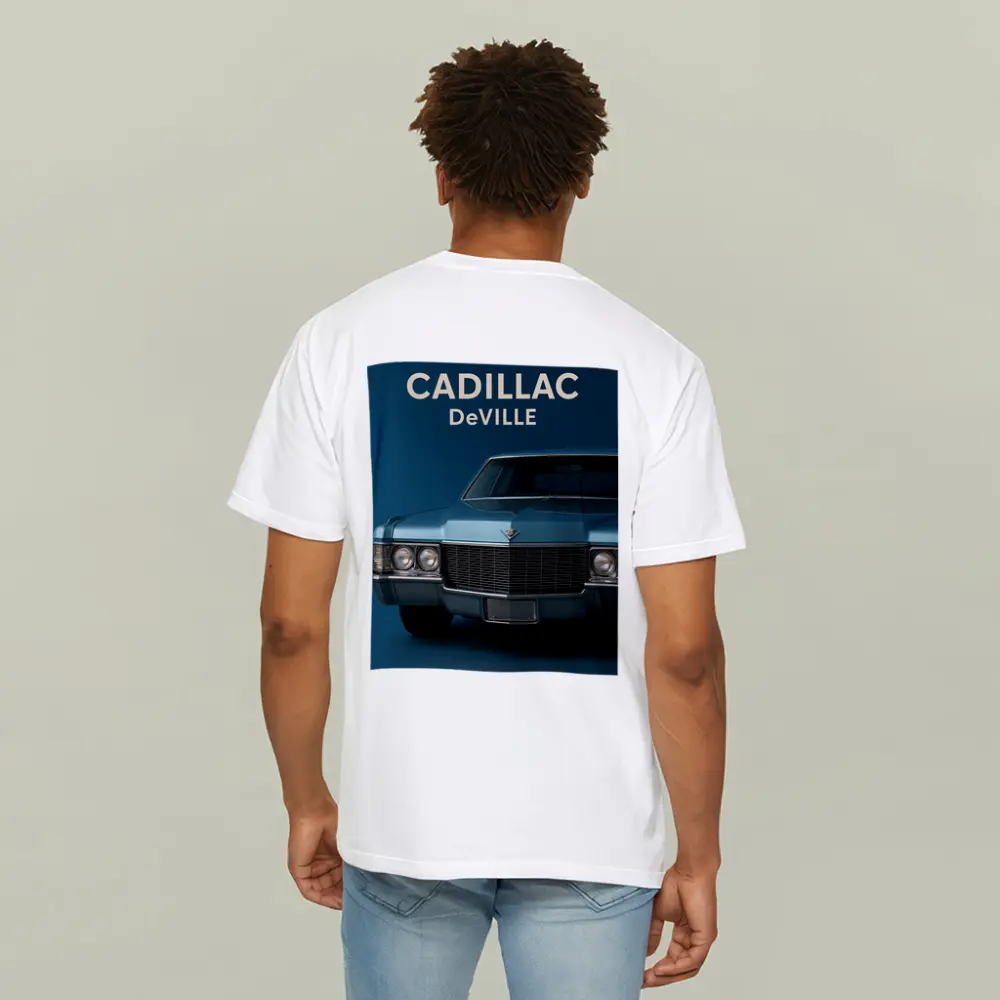 Cadillac DeVille Classic Blue Studio Shot – T-Shirts
