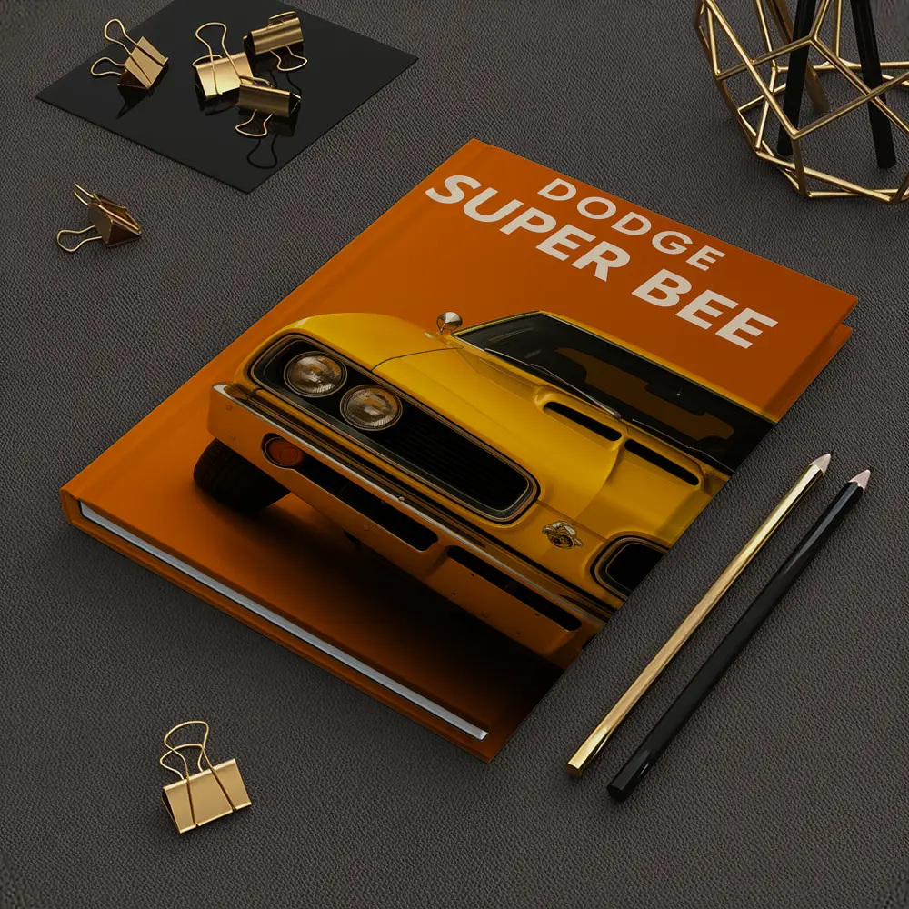 Dodge Super Bee Classic Muscle Car Orange – Notebooks