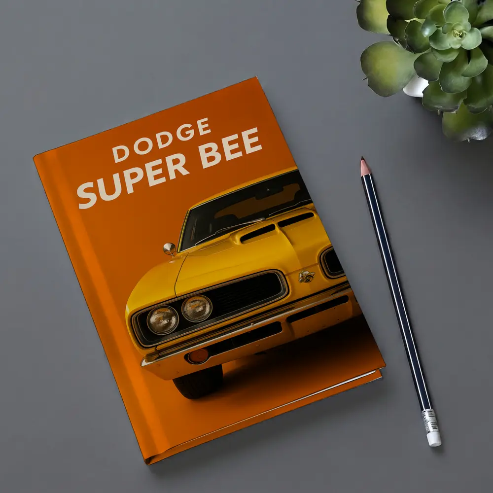 Dodge Super Bee Classic Muscle Car Orange – Notebooks