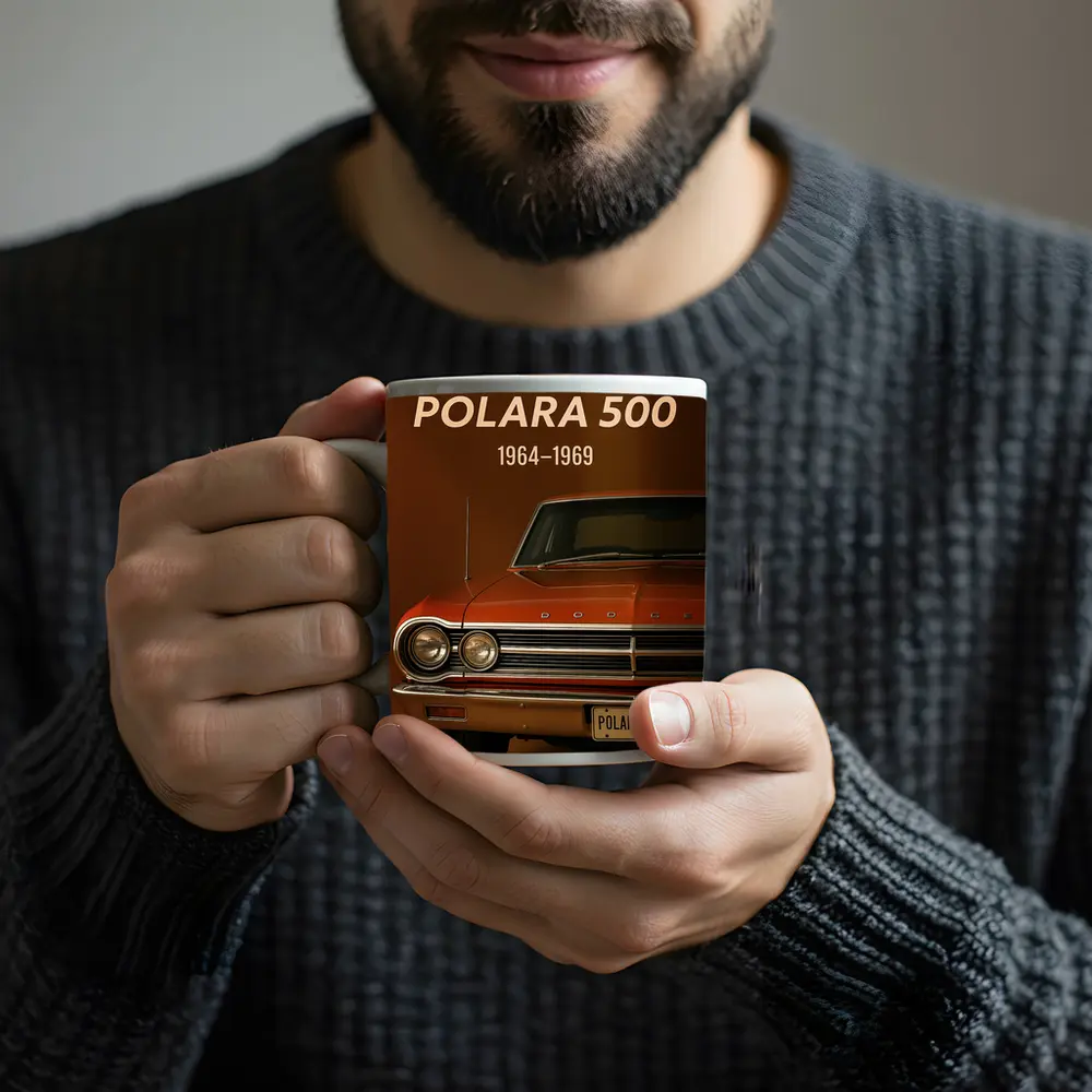 Dodge Polara 500 Classic Muscle Car Brown – Mugs
