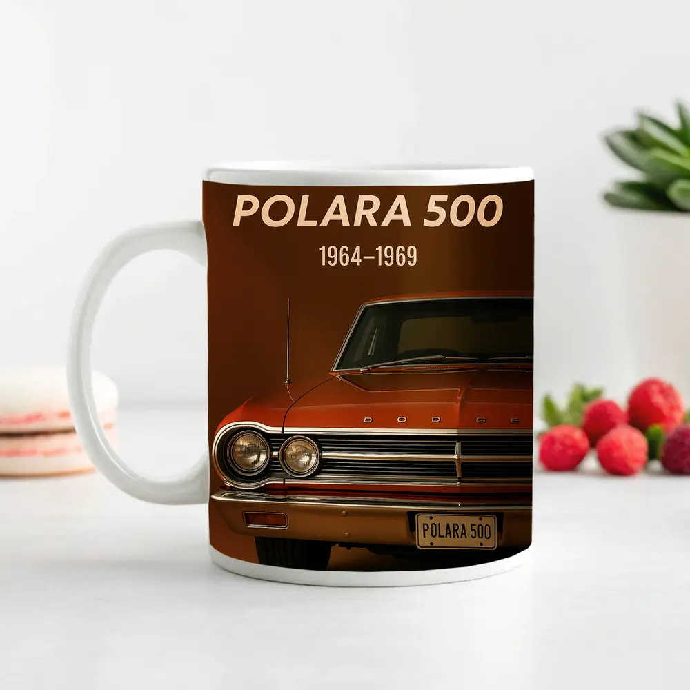 Dodge Polara 500 Classic Muscle Car Brown – Mugs