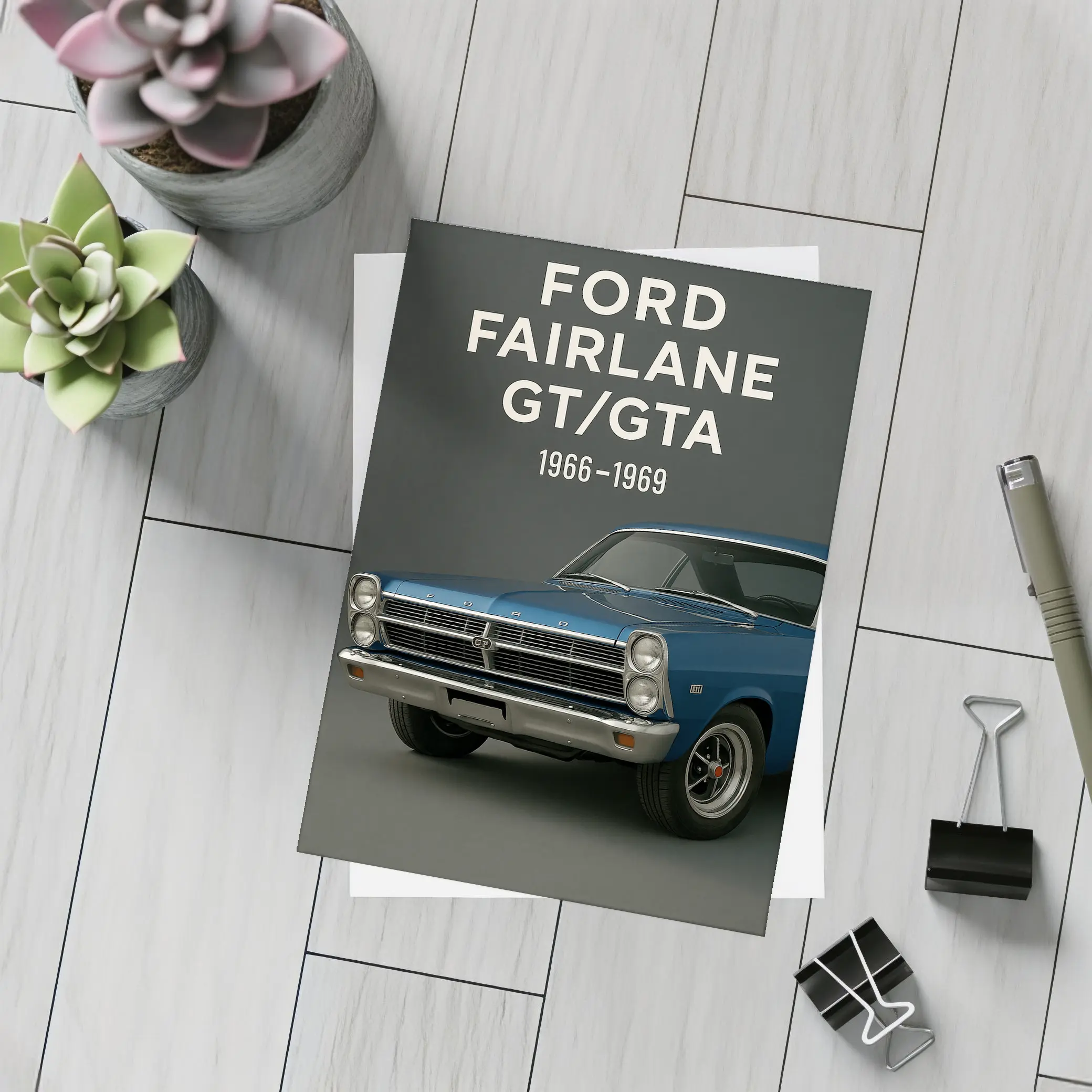 Ford Fairlane GT GTA Classic Muscle Car – Postcards