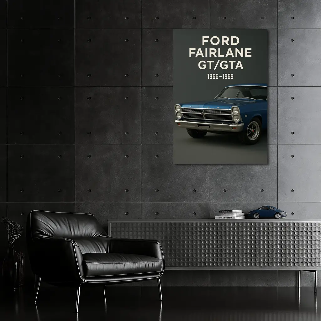 Ford Fairlane GT GTA Classic Muscle Car – Wall Art