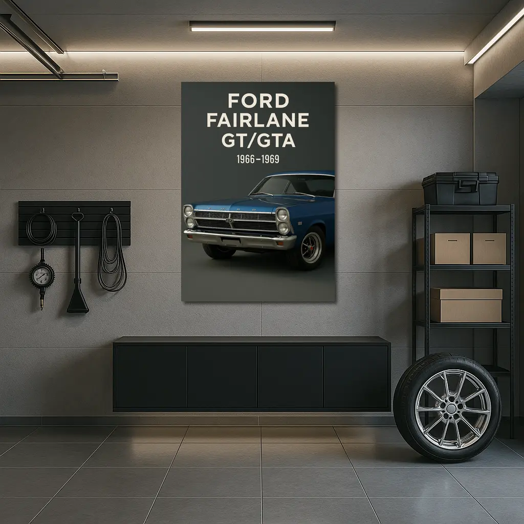 Ford Fairlane GT GTA Classic Muscle Car – Wall Art