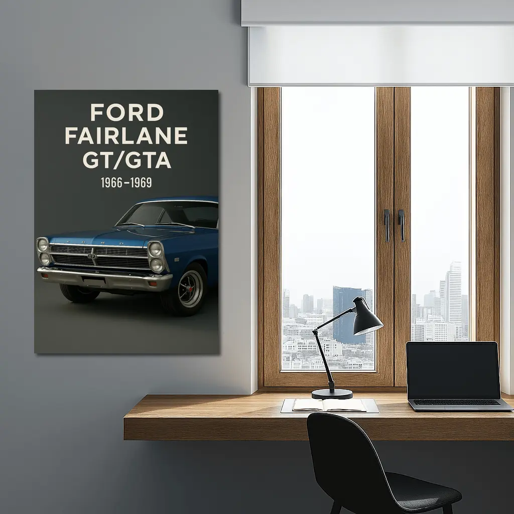 Ford Fairlane GT GTA Classic Muscle Car – Wall Art