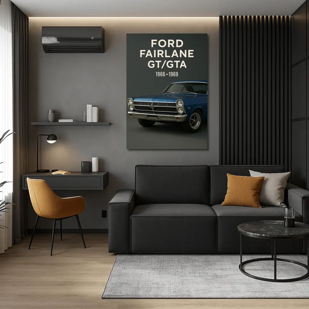 Ford Fairlane GT GTA Classic Muscle Car – Wall Art