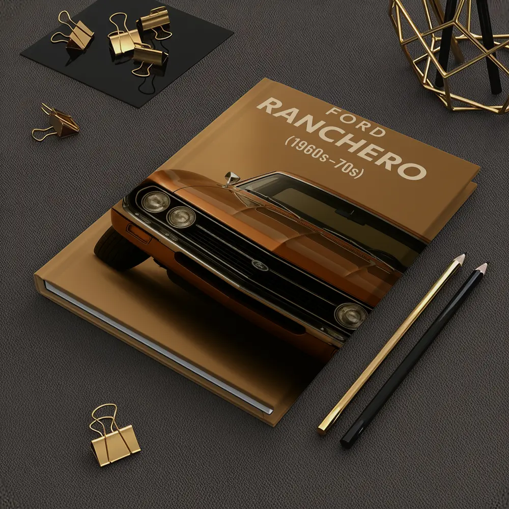 Ford Ranchero Classic Muscle Car Beige – Notebooks