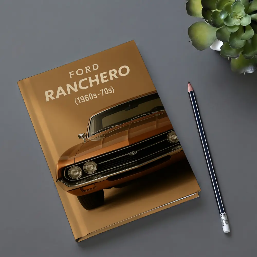 Ford Ranchero Classic Muscle Car Beige – Notebooks