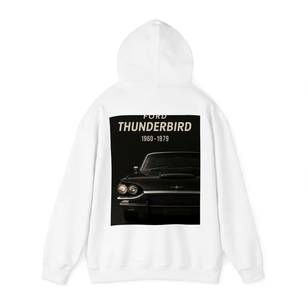 Ford Thunderbird Classic Car Dark Background – Hoodies