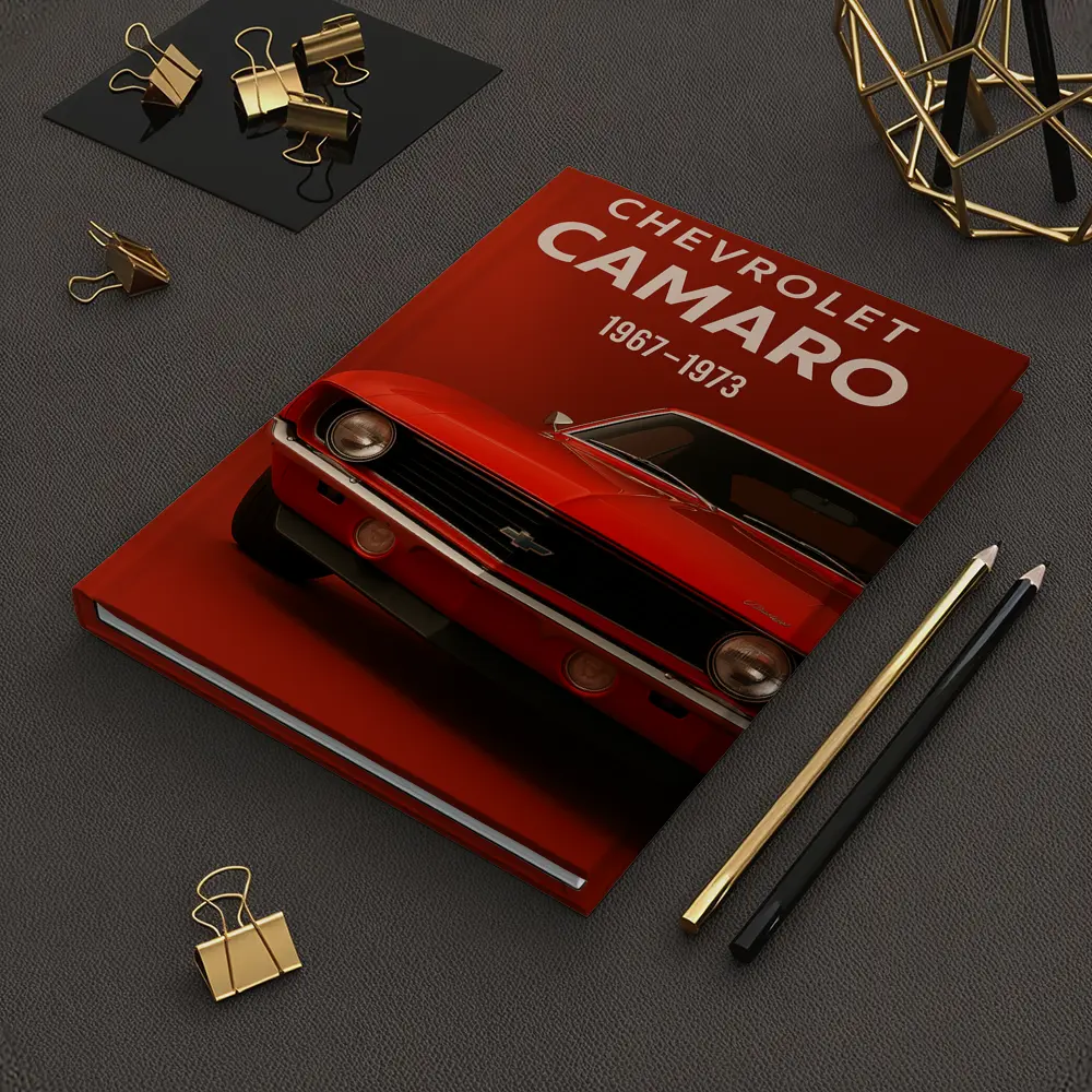 Chevrolet Camaro Classic Red Muscle Car – Notebooks