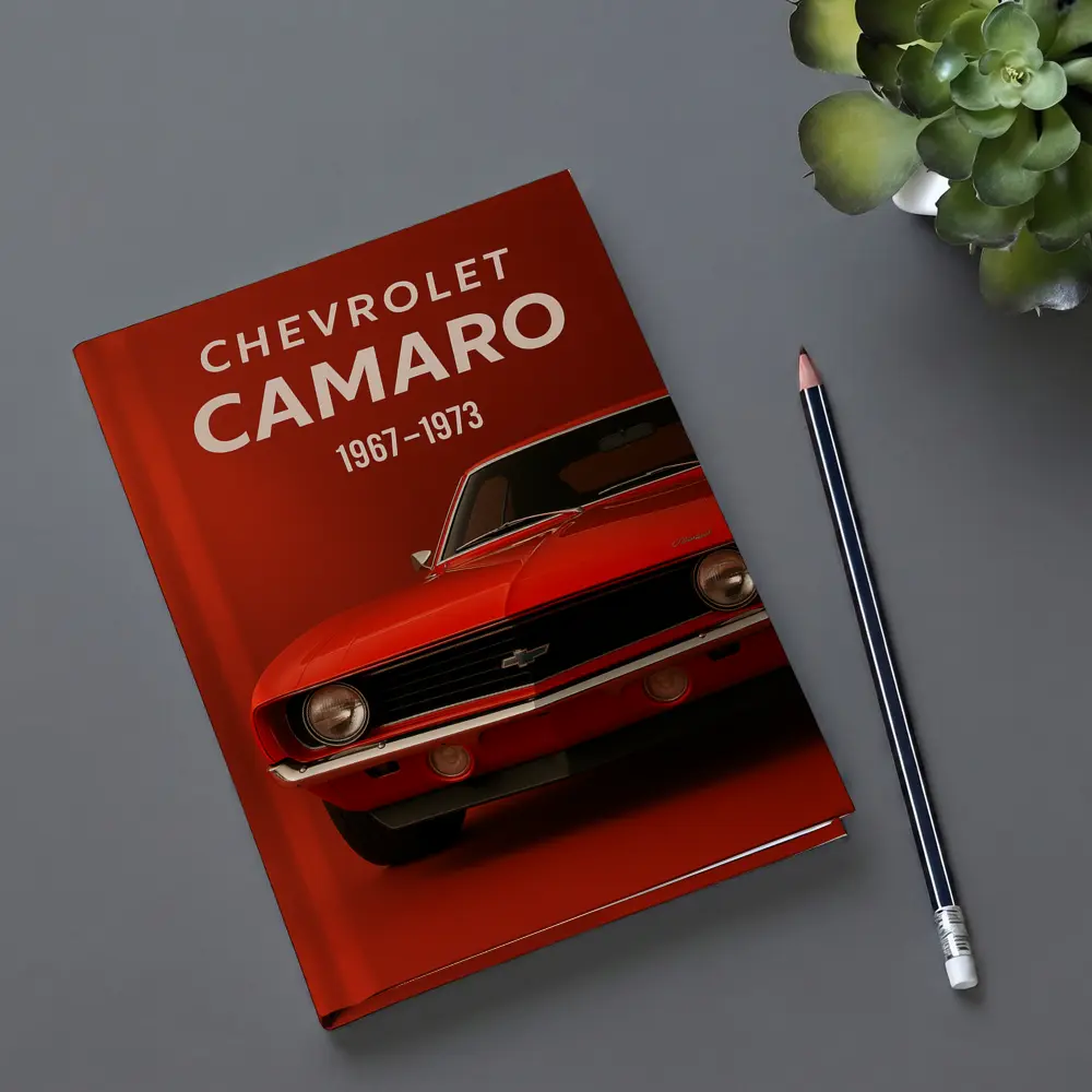 Chevrolet Camaro Classic Red Muscle Car – Notebooks