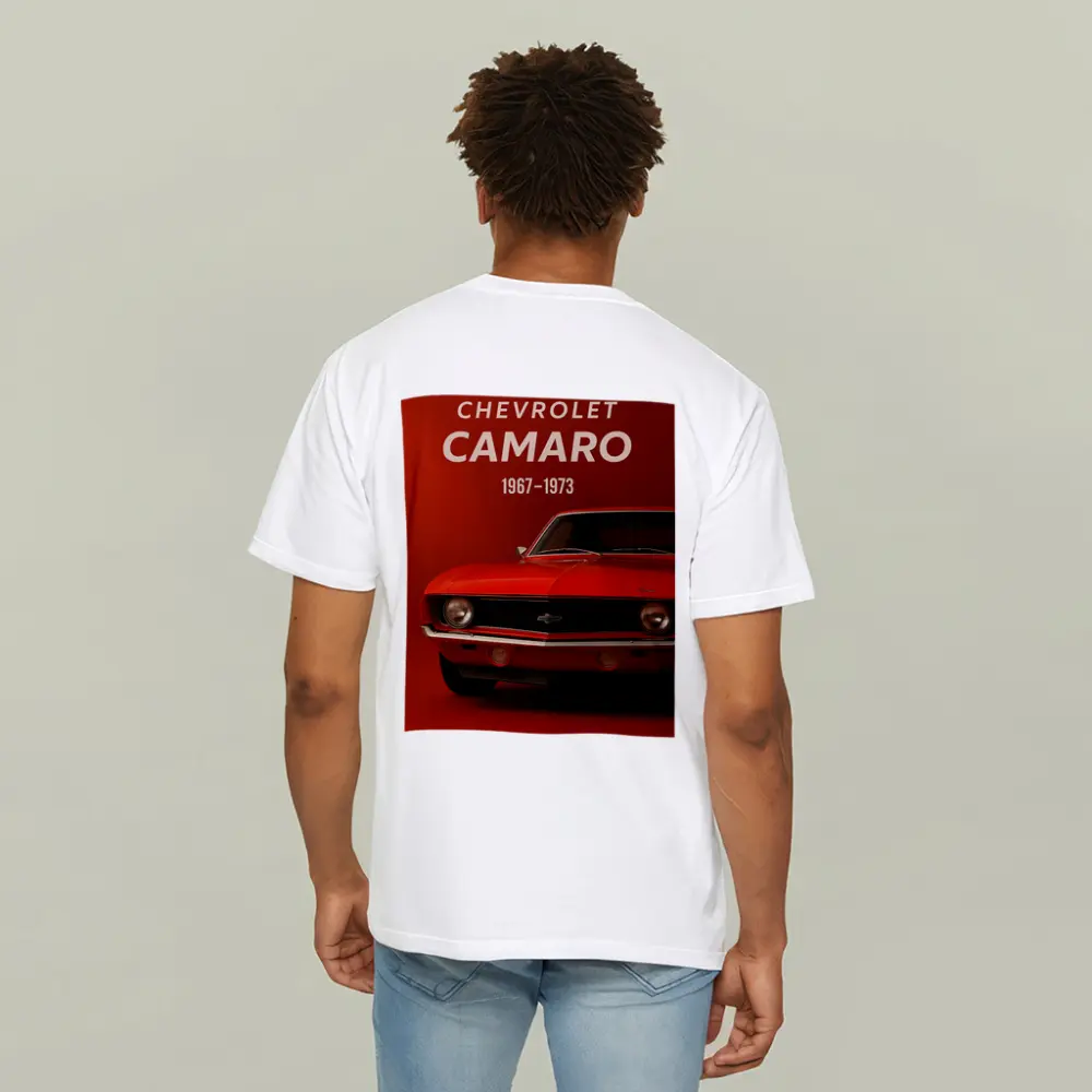 Chevrolet Camaro Classic Red Muscle Car – T-Shirts