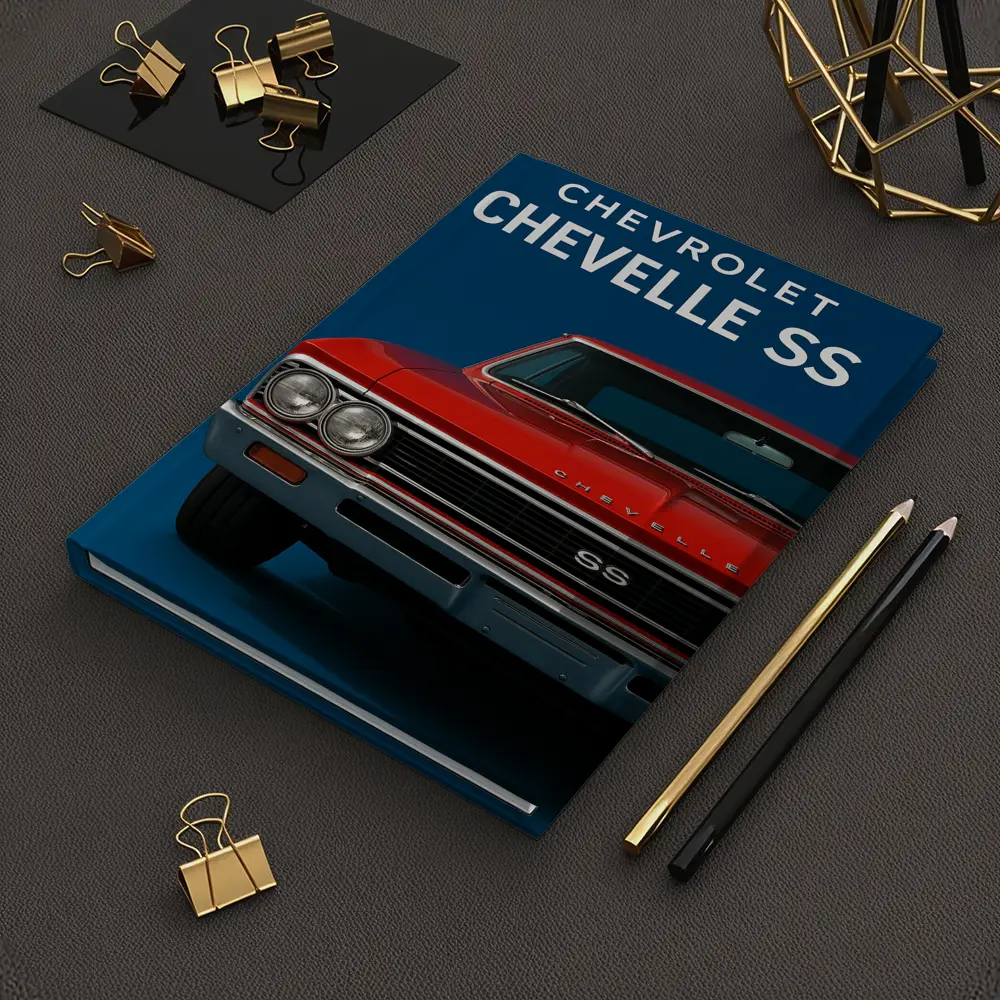 Chevrolet Chevelle SS Red Classic Car – Notebooks