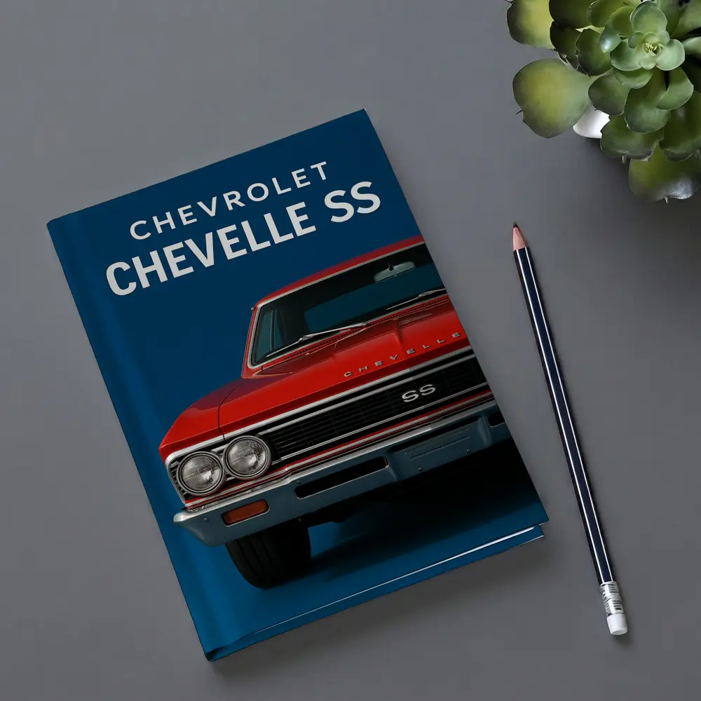 Chevrolet Chevelle SS Red Classic Car – Notebooks