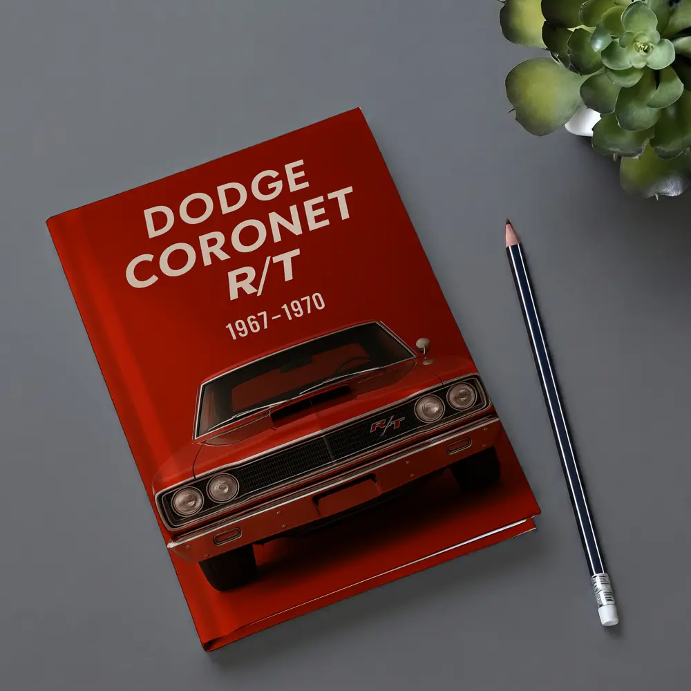 Dodge Coronet RT Classic Muscle Car Red – Notebooks