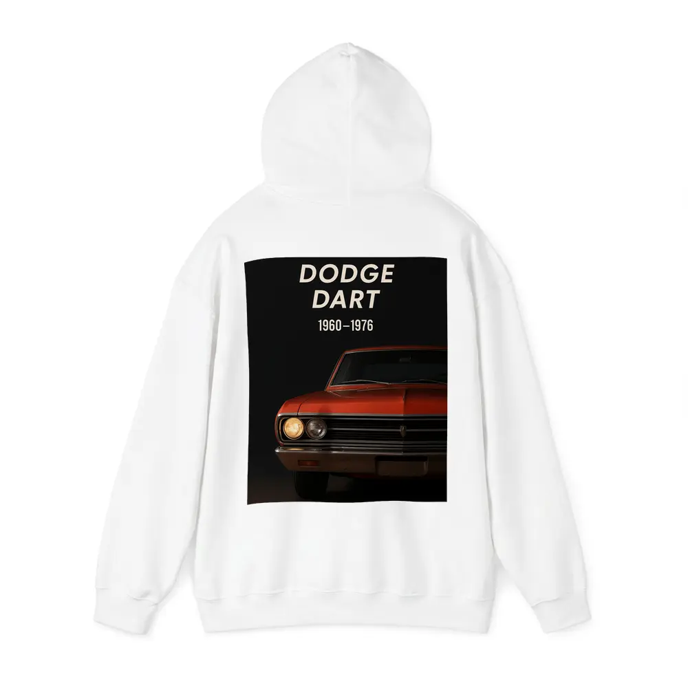 Dodge Dart Classic Muscle Car Dark Background – Hoodies