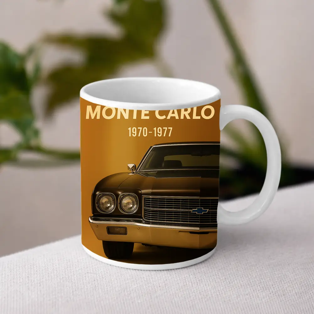 Chevrolet Monte Carlo Classic Muscle Car Art – Mugs