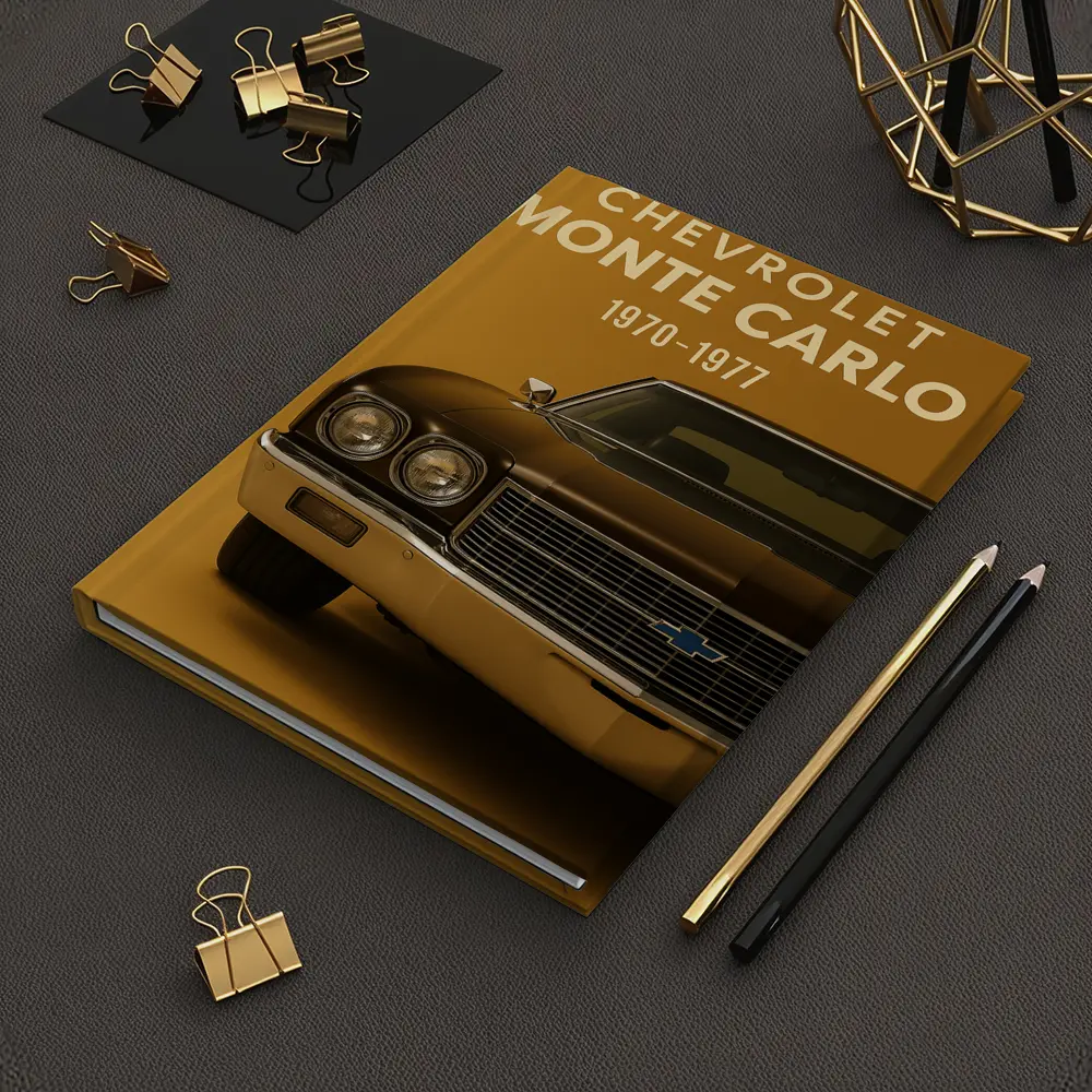 Chevrolet Monte Carlo Classic Muscle Car Art – Notebooks