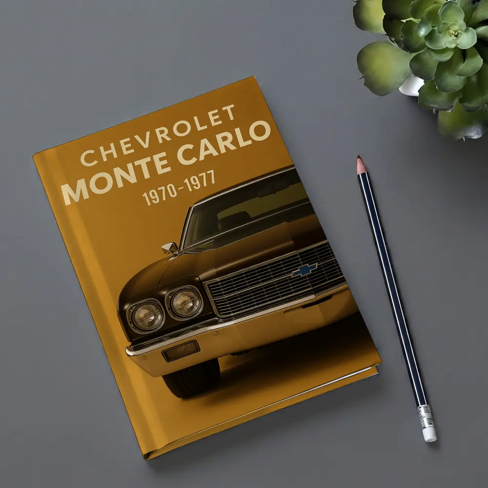 Chevrolet Monte Carlo Classic Muscle Car Art – Notebooks