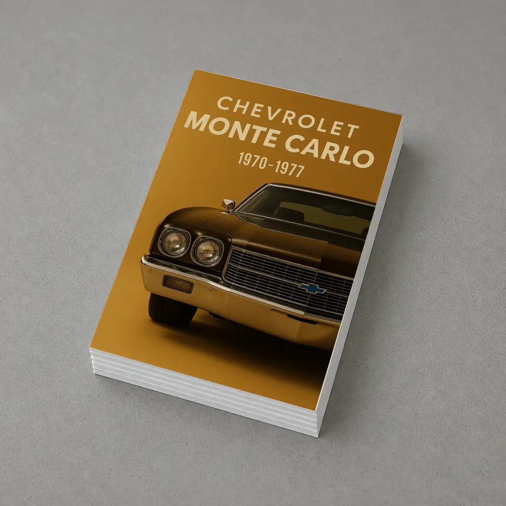Chevrolet Monte Carlo Classic Muscle Car Art – Postcards