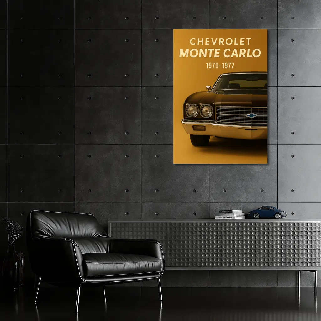 Chevrolet Monte Carlo Classic Muscle Car Art – Wall Art