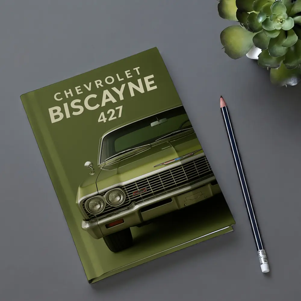 Chevrolet Biscayne 427 Classic Car Green – Notebooks
