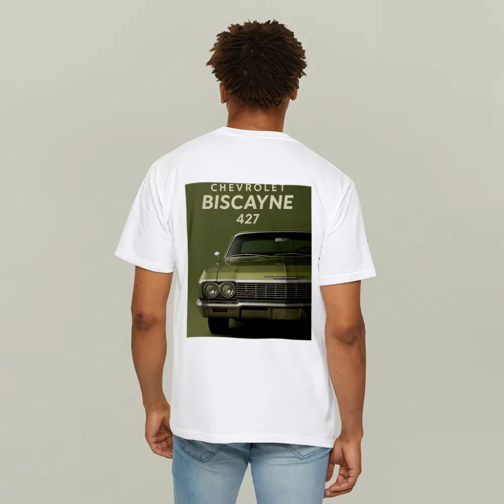 Chevrolet Biscayne 427 Classic Car Green – T-Shirts
