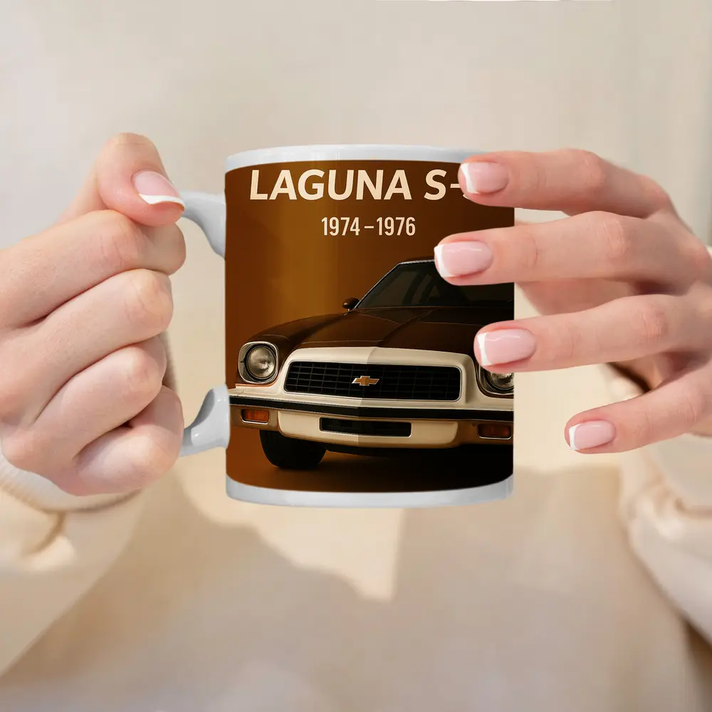 Chevrolet Laguna S-3 Classic Muscle Car Brown – Mugs