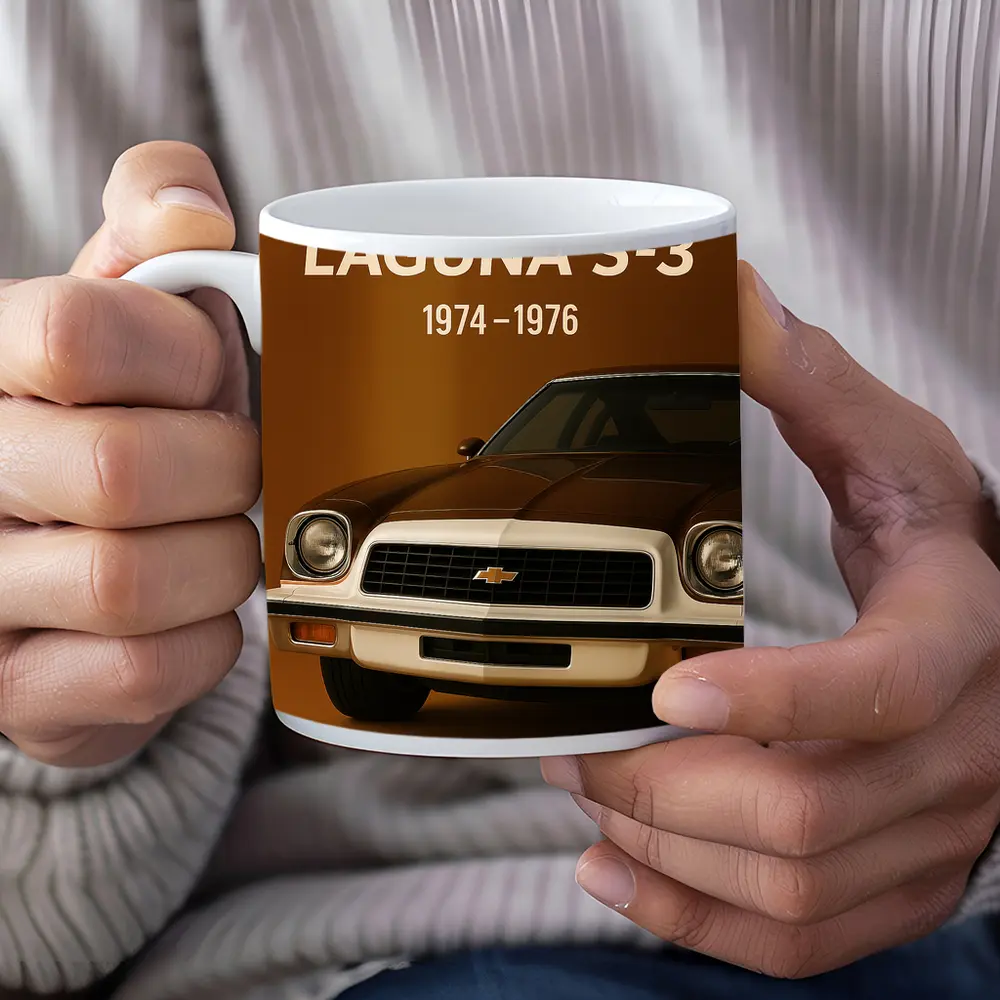 Chevrolet Laguna S-3 Classic Muscle Car Brown – Mugs
