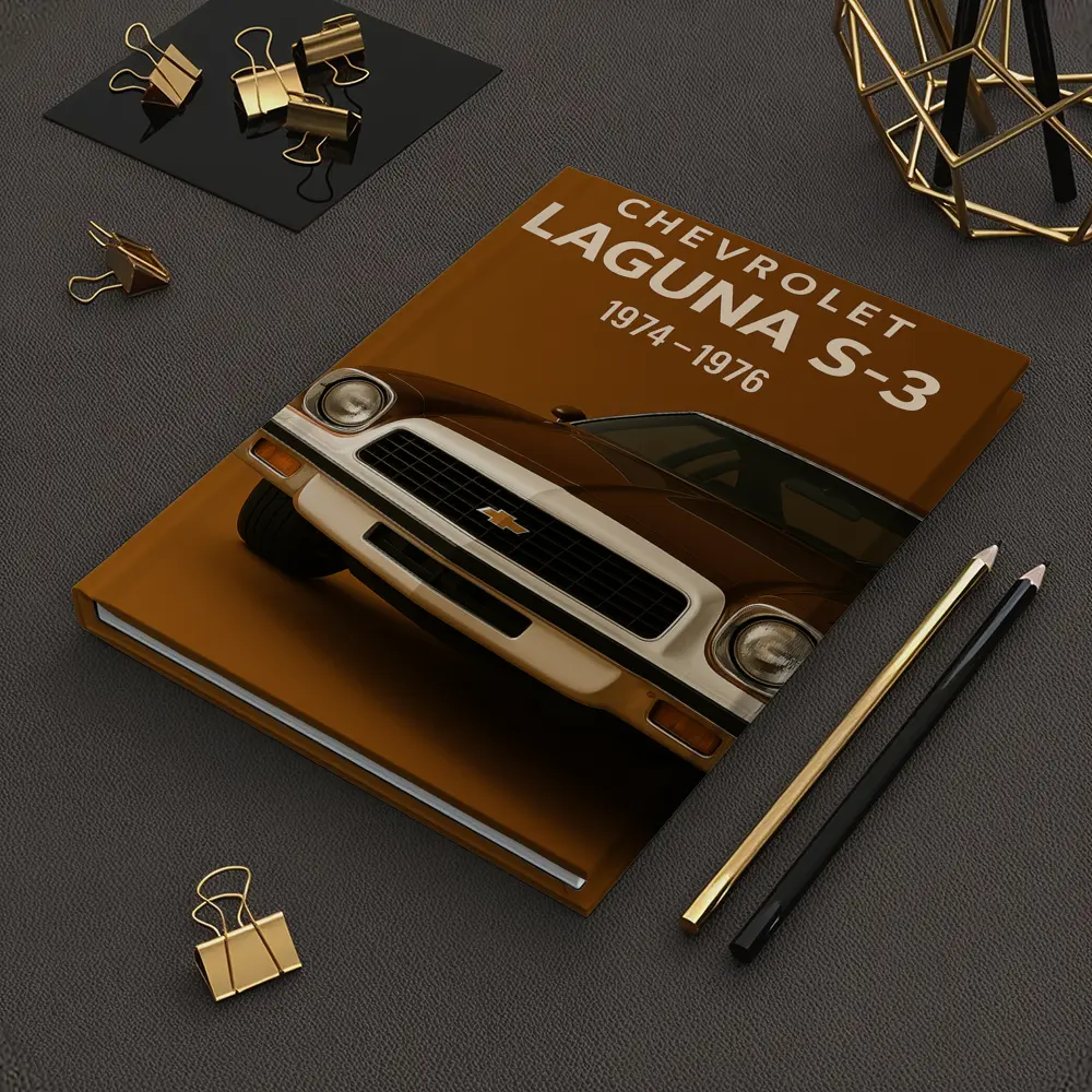 Chevrolet Laguna S-3 Classic Muscle Car Brown – Notebooks
