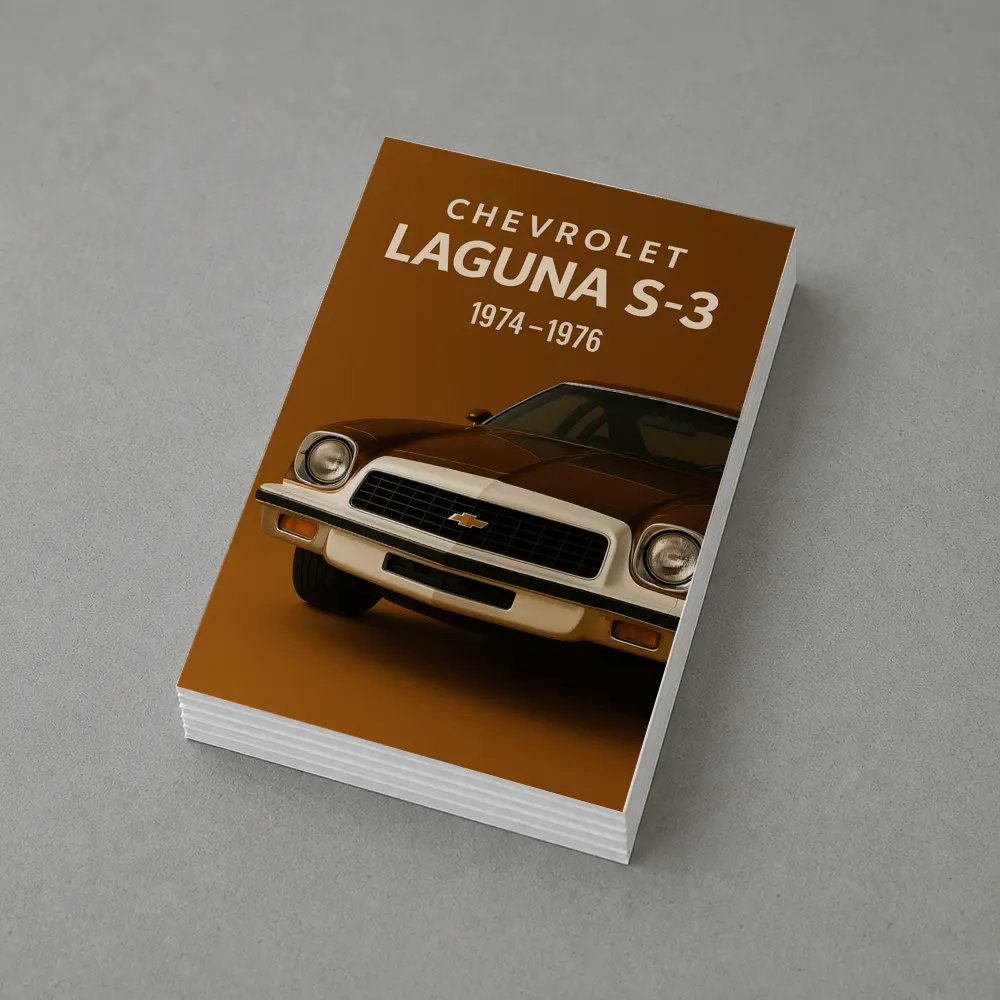 Chevrolet Laguna S-3 Classic Muscle Car Brown – Postcards