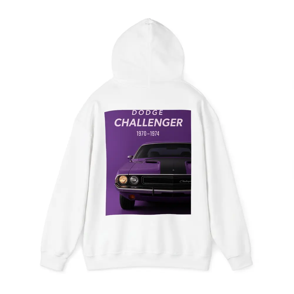 Dodge Challenger Classic Muscle Car Purple – Hoodies