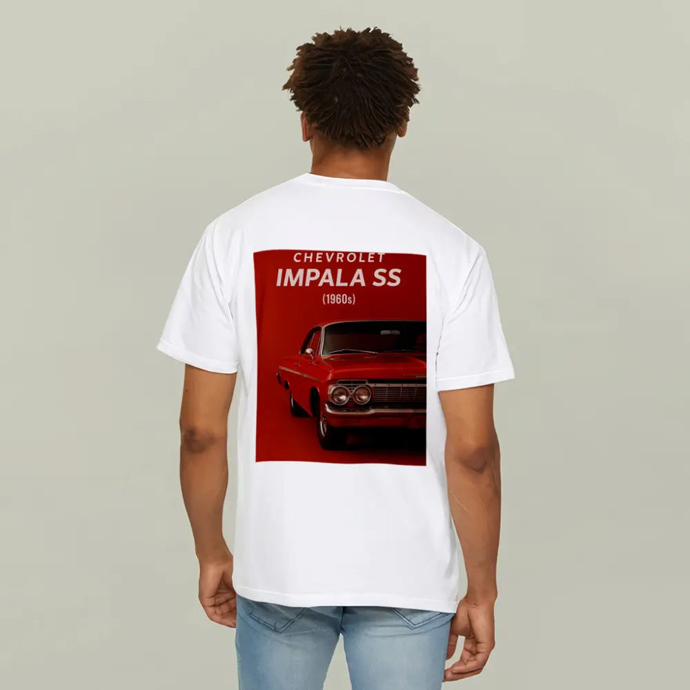 Chevrolet Impala SS Classic Red Car Art – T-Shirts
