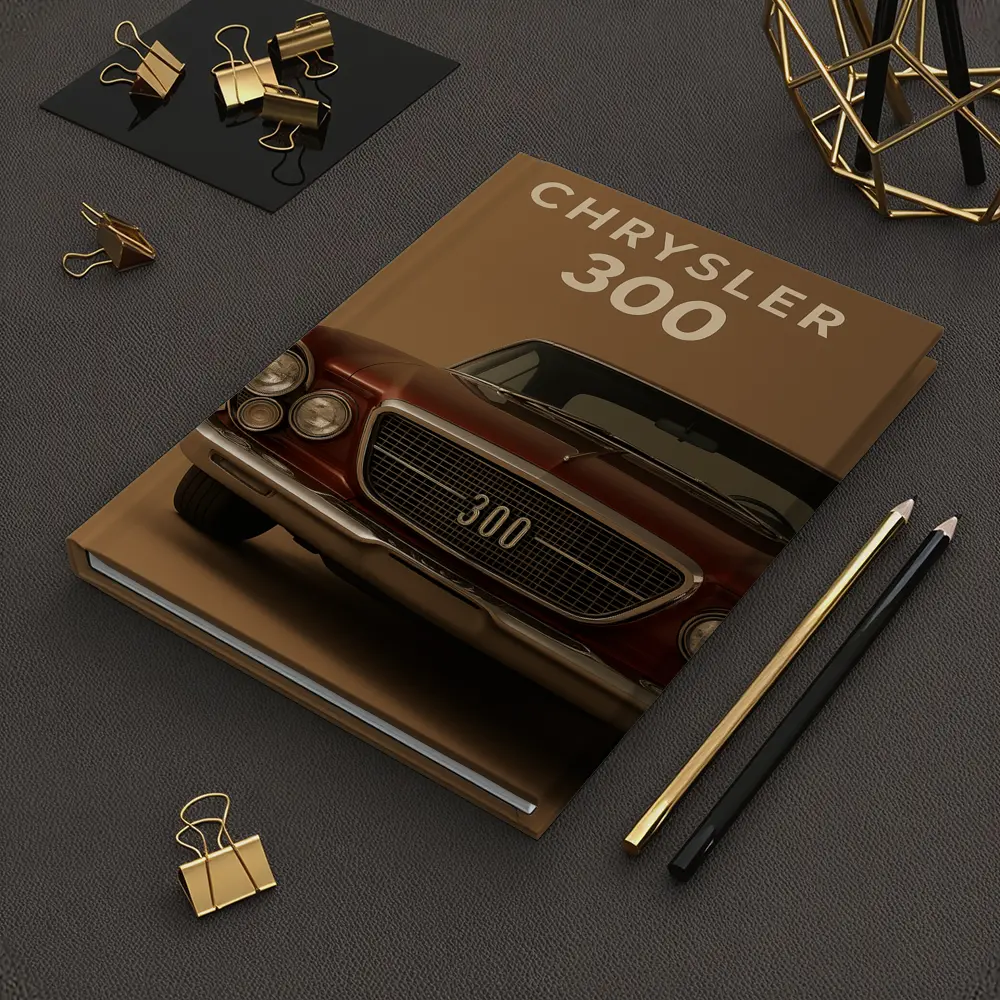 Chrysler 300 Classic Car Beige Background – Notebooks