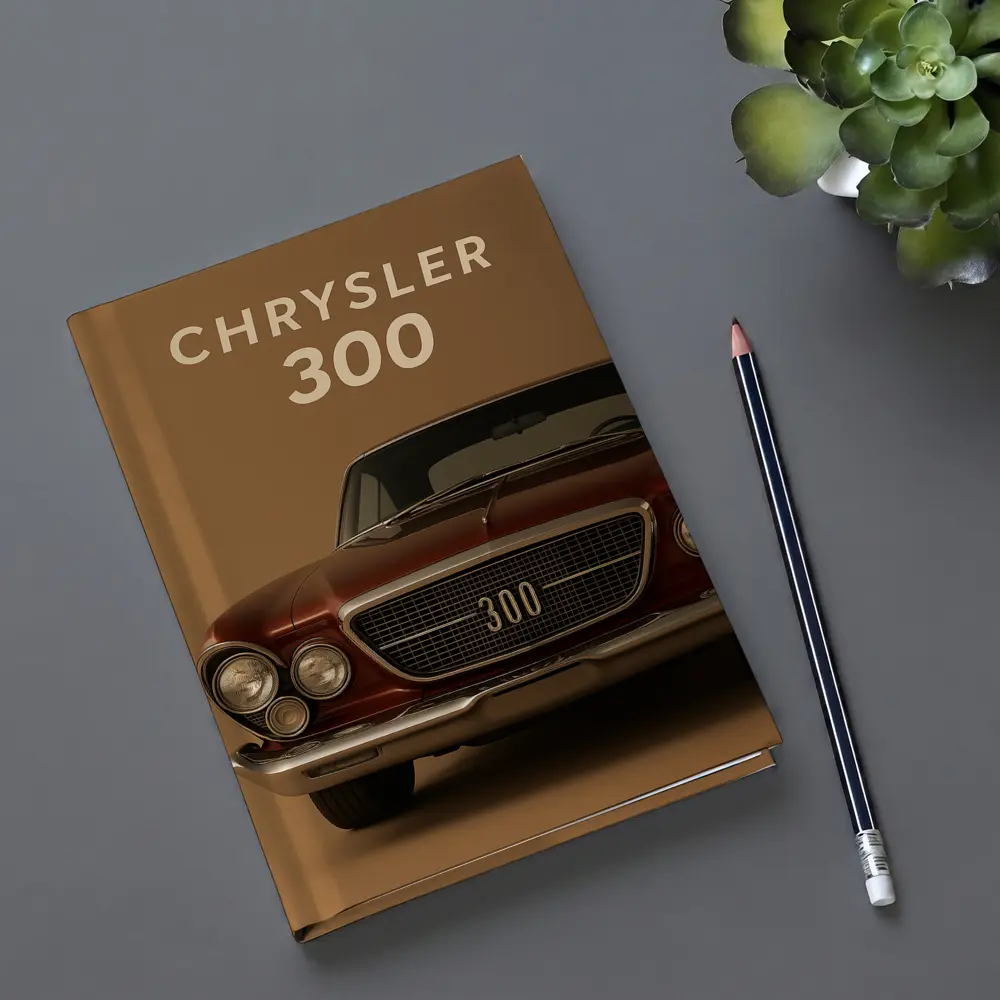 Chrysler 300 Classic Car Beige Background – Notebooks