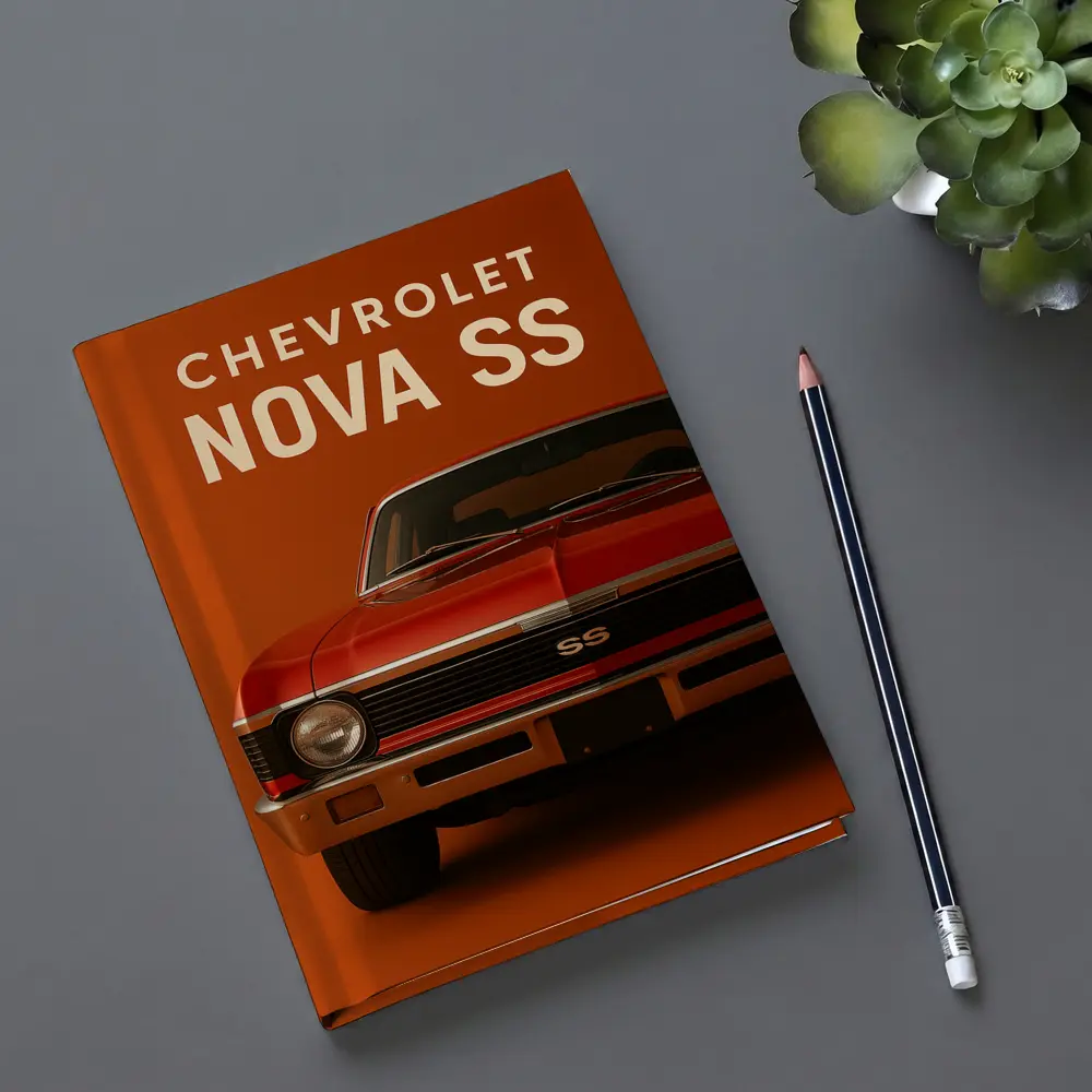 Chevrolet Nova SS Red Muscle Car Art – Notebooks