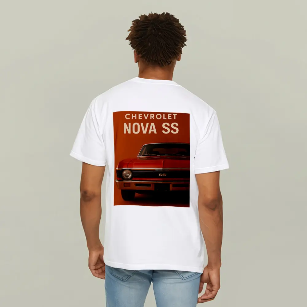 Chevrolet Nova SS Red Muscle Car Art – T-Shirts