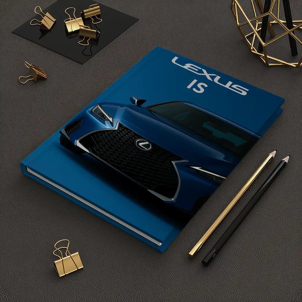 Lexus IS Blue Studio Front View – Notebooks